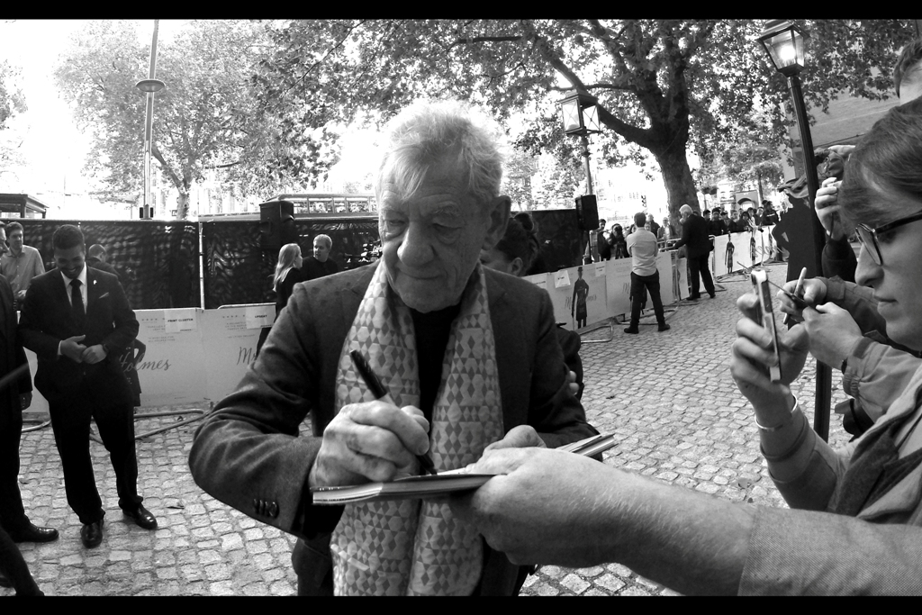 "I'm not a rap star, and I don't do High-Fives. What do you want me to sign?"