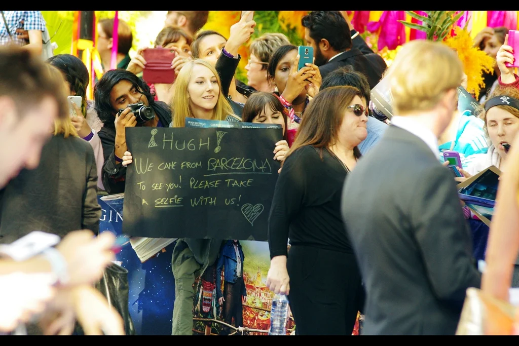 Yeah... well.... I traveled in from St Albans on my day off. Can I get a high five from Cara Delevingne when she comes? (Stupidly, I didn't make a sign. That's probably where I went wrong)