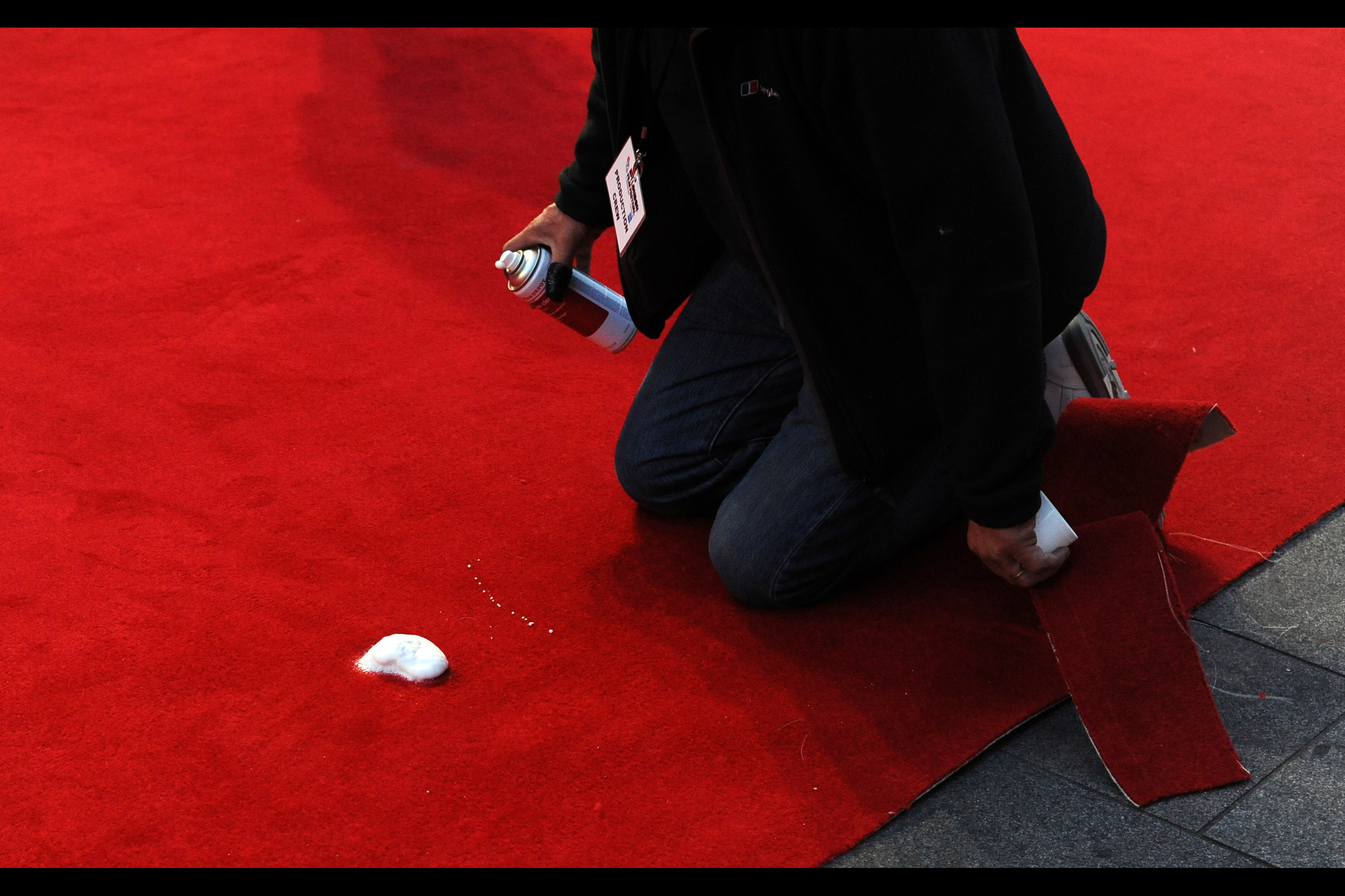 When somebody mistakenly treads some chewing gum into a red carpet, there are apps (or failing that, magic sprays) for that.