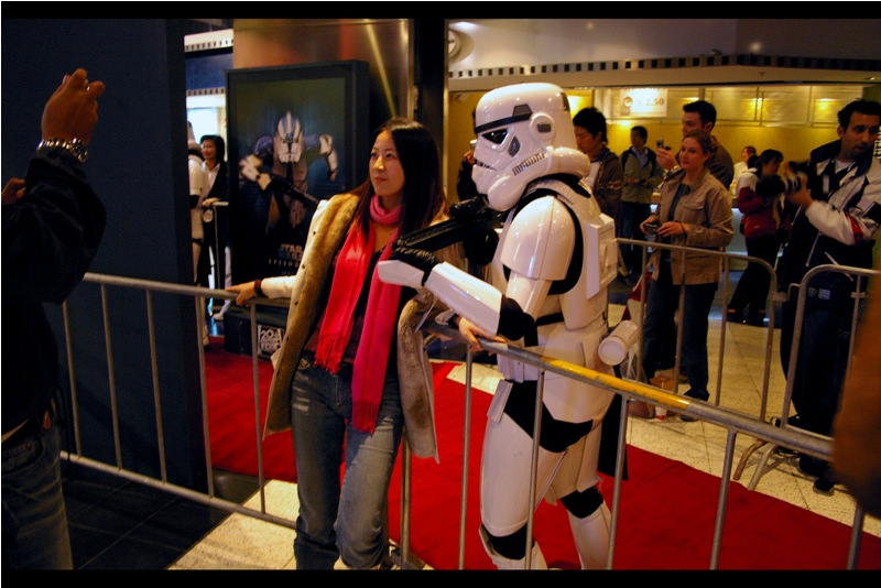 "Yeah...she's a huge fan of the Star Tracks films"