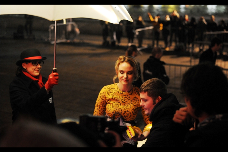 "I also have something yellow. Oh. Right. That's your purse. I haven't stolen it yet"