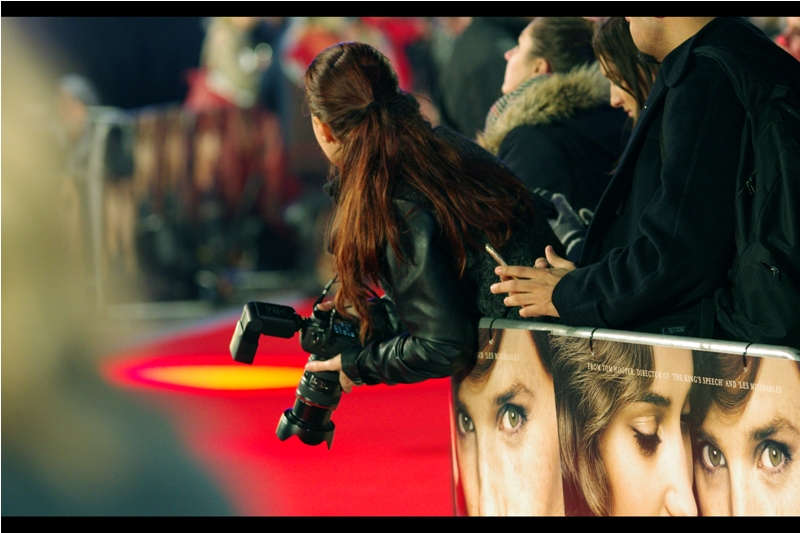 I seem to have found my female equivalent at one of these premieres... and she apears to be blocking my view.
