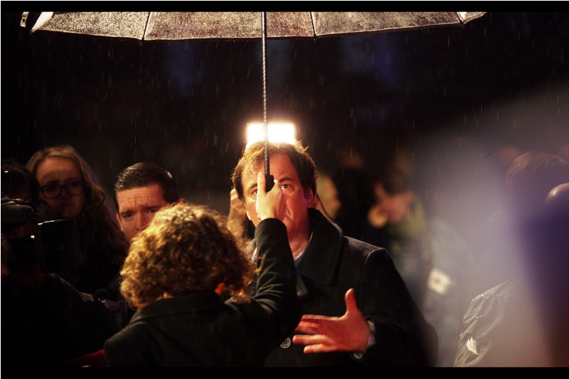 "It's like that thing you have so much of in England. Politeness? No. Self-deprecation? No...." "Rain?" "Yeah, that's it"