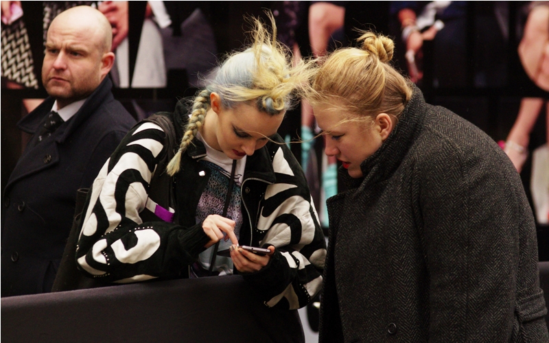 "There's nothing on web-md.com about what to do when you've got Conjoined Hair Syndrome, but LFW.org says 'roll with it'..."