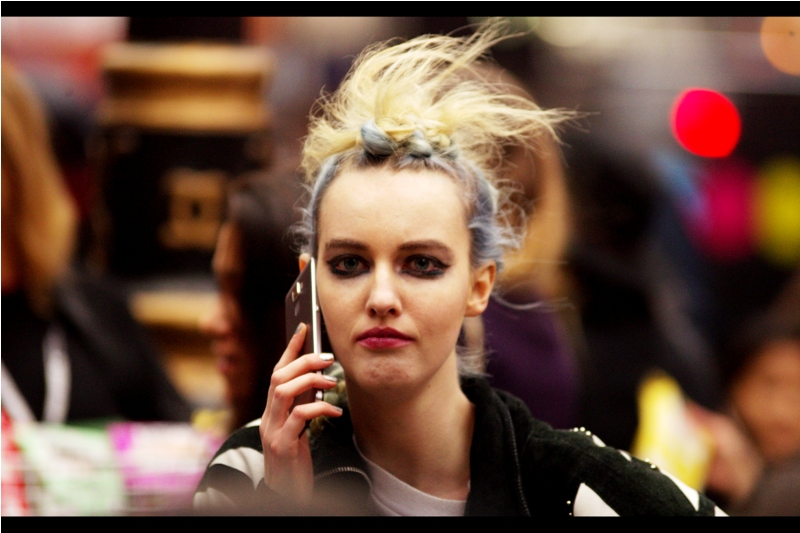 "If your hair dye is behaving erratically, press >four< and please hold. Your call is important to us."