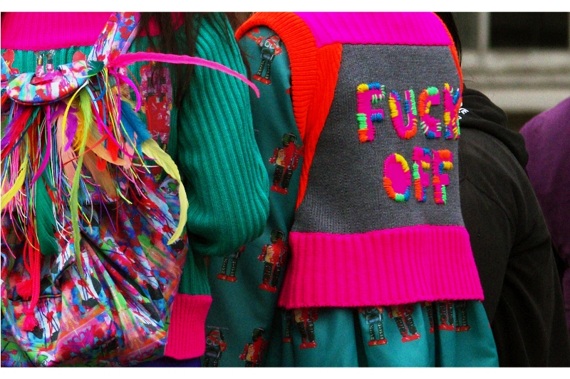 And to think, somebody’s sweet old Grandma hand-stitched that…