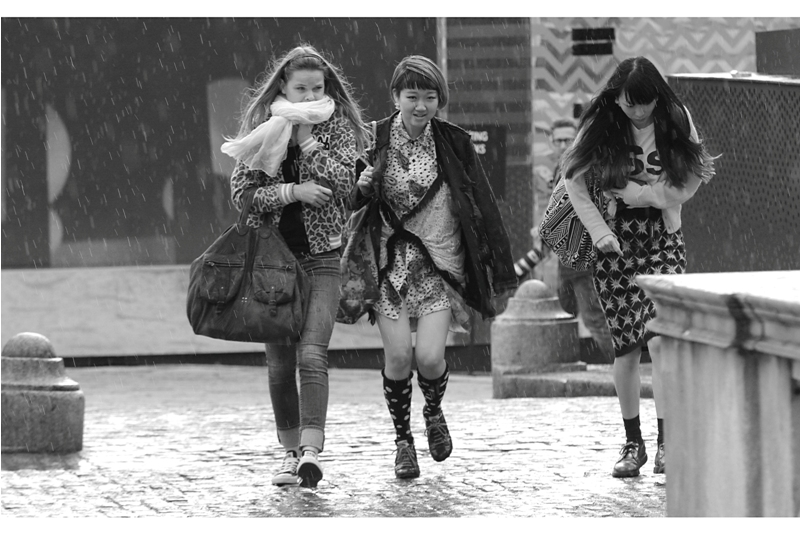 Fashion Week really needs high-speed outdoor fashion shows with rainfall. I just trademarked that, by the way.