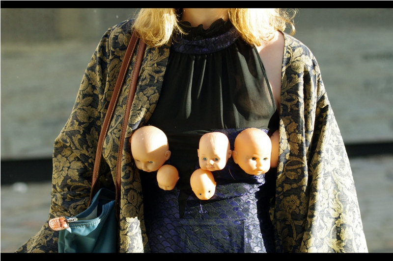Oh, good. I was worrying I was going to be spending all this time at London Fashion Week and wouldn’t photograph anything truly weird.