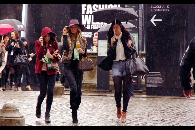 Girl in Middle : "Do not try to bend the rain. That is impossible. Instead, only realise the truth : there is no rain."