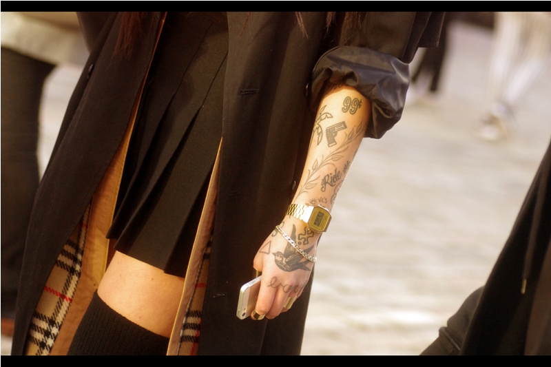 "I just realised that if I keep this up, I'll be out of arms to have newly tattooed by... uh... well, next year, actually. Shit."