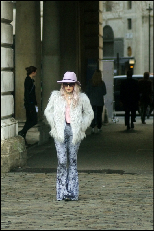 I got nothing. Sometimes London Fasion Week is weird, but not weird enough.