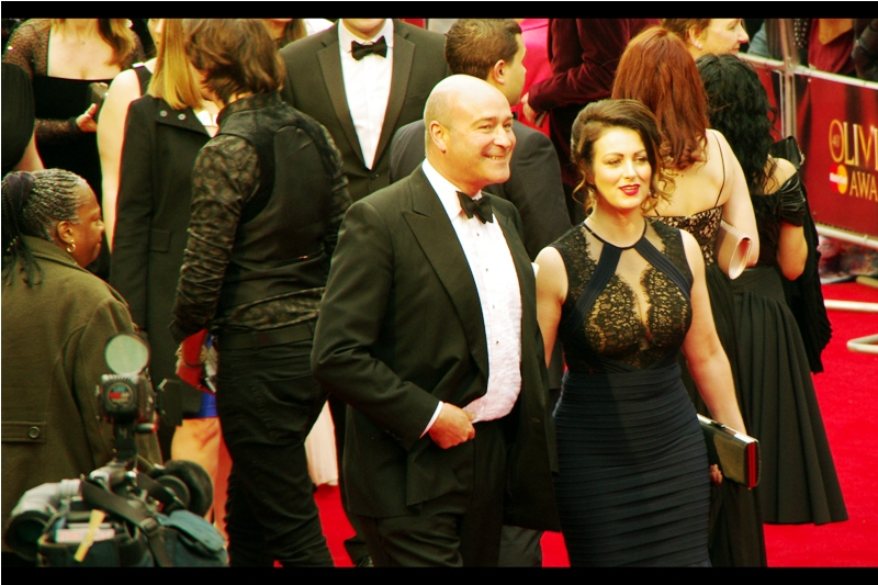 "Don't be so nervous, Harold. Even if we're not theatre people, there's every chance none of these other people are either, so they'll be equally unlikely to call us out!" I don't want to cast aspersions on the security at this event, but I'd say it's not likely they're theatre fans.