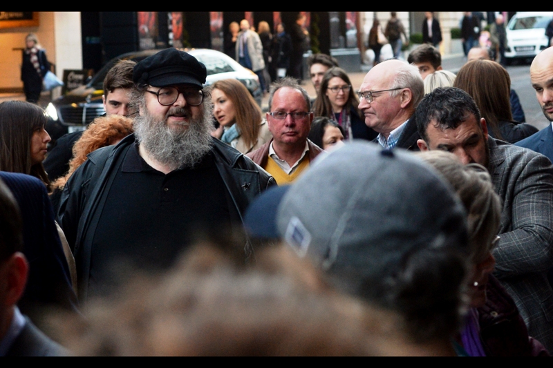 I wouldn't have thought Game of Thrones cosplay would extend so far as people dressing up as author George R.R. Martin, but.... well... there you have it.