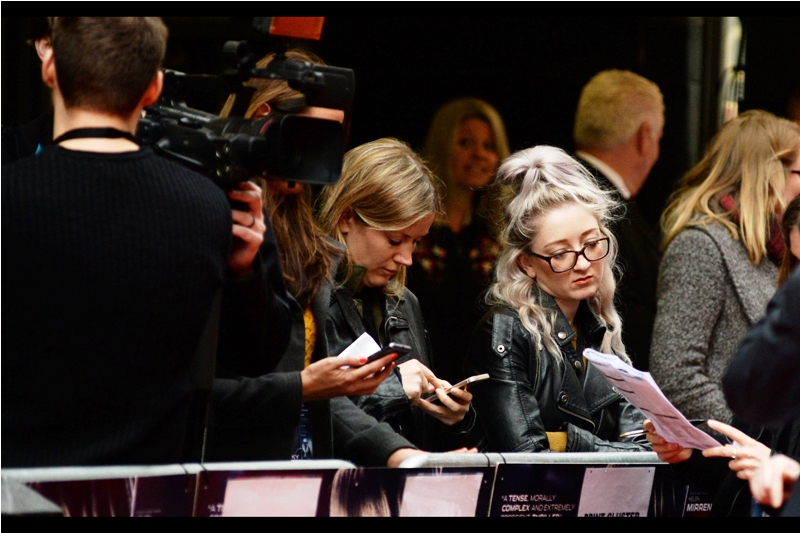 "Movie premieres... so glamorous. Also, movies about drone warfare.. so exciting...."