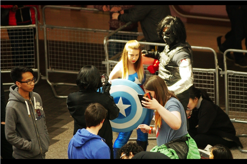 " 'Nice Cosplay?? How dare you! We're legitimate heroes. Just... you know... don't tell anyone our secret identities. We can't afford to get sued by Disney/Marvel"