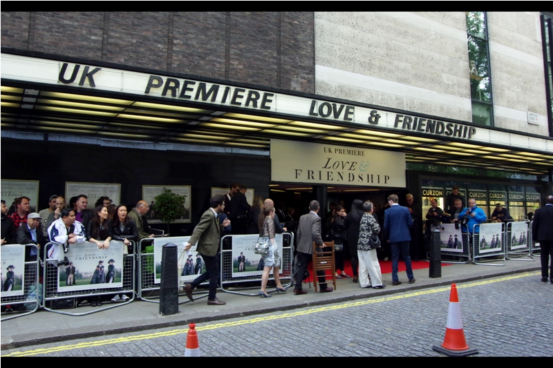 "Jeff, I think they allocate seats at premieres these days....." "Just making sure, Mom...."