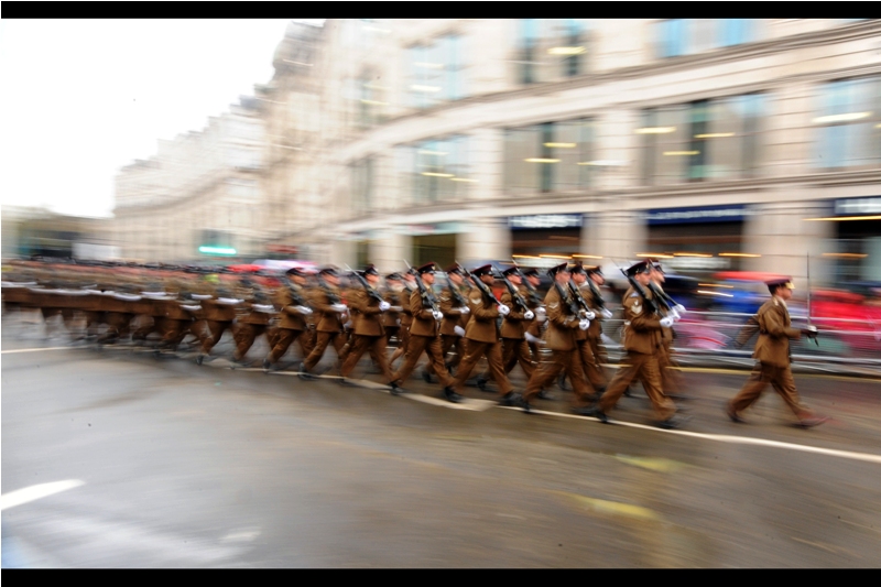 I'm going to be honest, not a lot of what follows makes much narrative sense. However, at least the 30% of participants in the parade who were from the armed forces wanting to Recruit You To Their Cause had a clear objective. And that at least was helpful.