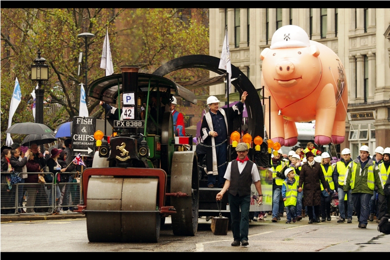Giant floating pig. Who knew?