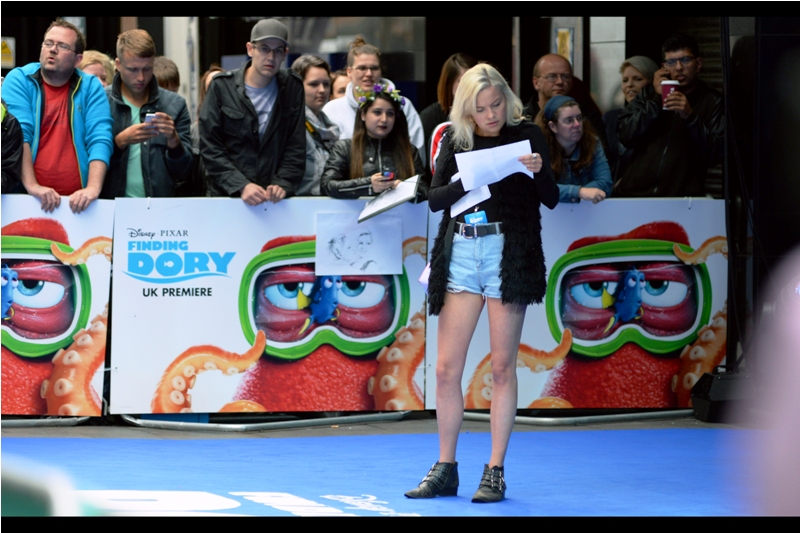 "If you're looking for Dory, she's probably not on the first page of the script...."