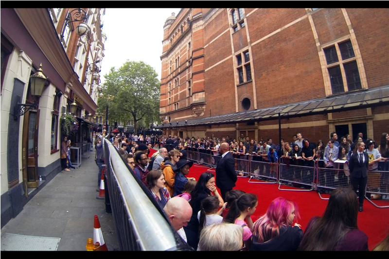 Also needless to say, there was no way I'd be allowed to stand here to take photos from the vantagepoint I was using. Why... I might bring about the downfall of western civilisation or something (I'm mainly disappointed because I should have been here much much sooner. The ony previous theatre premiere I've photographed was... well... weird )