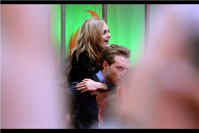 And then Jai Courtney gave Cara Delevingne a piggy back into the cinema.... and there's a chance I might have been imagining that.