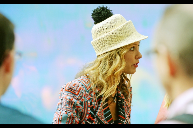 "Careful. This hat cost more than your eduction. Assuming you went to one of those online youtube schools where you could print out your graduation certificate afterwards."