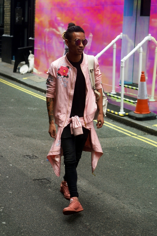 "They used to laugh at me wearing pink. But then I showed them my pink knuckledusters, nunchuks and beretta. All of a sudden they didn't seem to care so much anymore"