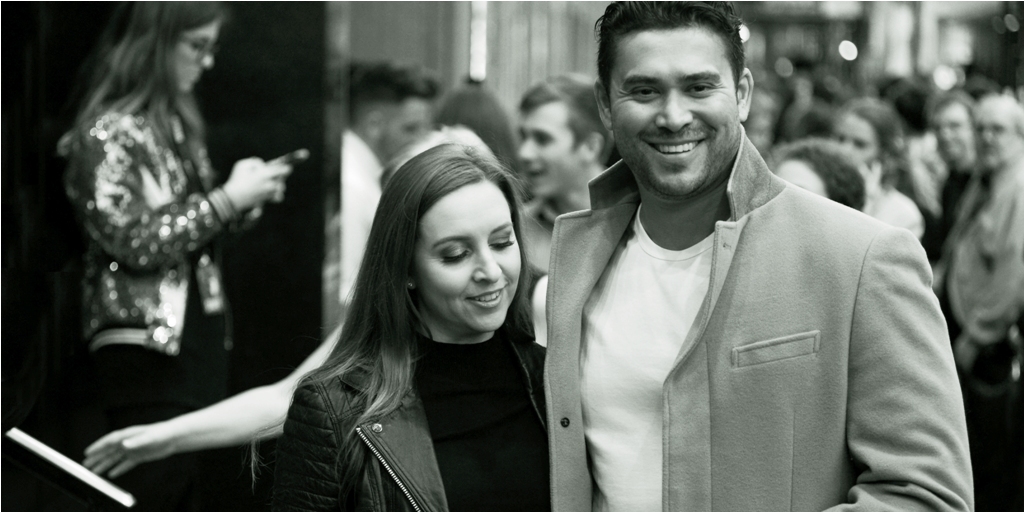Jill Morgan (?) and Rav Wilding (TV Presenter)