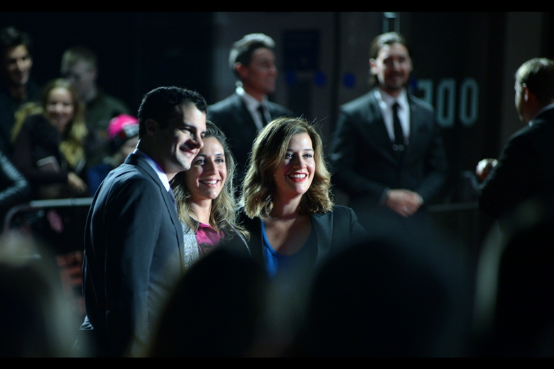 I don't know who these people are, but from what I can tell this premiere has exactly two (2) people expected from the cast and crew. Hence, I'm willing to take this risk to increase my coverage of the event.