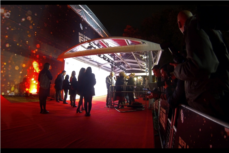 "So we've got a marquee. Anybody bringing canapes out? Because if not, I say we take this inside..."