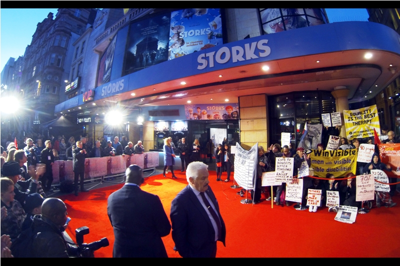 Probably should have taken down the signs for the movie 'Storks'...?