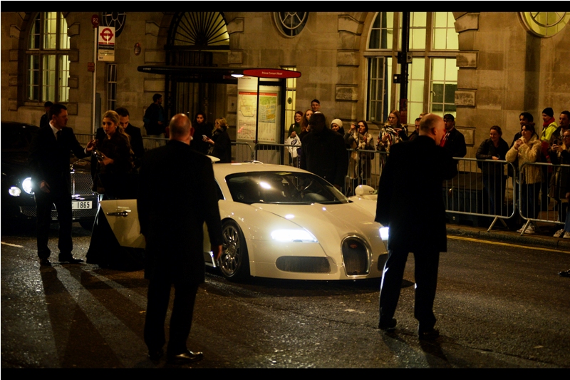 I've never seen a Bugatti Veyron in the 'wild' before...