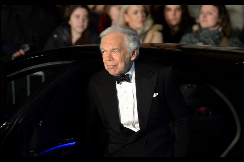 It's really late as I'm posting these, and I just skipped past posting a photo of model Lara Stone to bring you this gentleman. And I have no idea who he is. (edited to add : designer Ralph Lauren - woohoo, a good random catch!)
