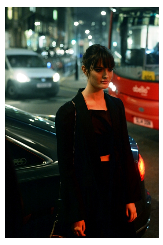 I'm trying to make this look sexy. (edited to add : she's Sam Rollinson, and mostly succeeding under the circumstances)