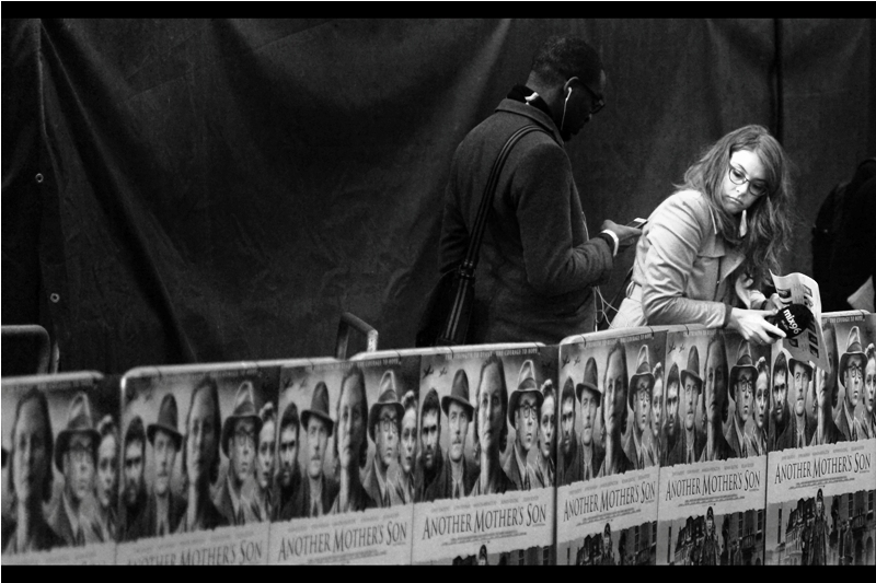 "There are so may people in this movie...." "I think those are just the same three rotated over and over, Gwen..."