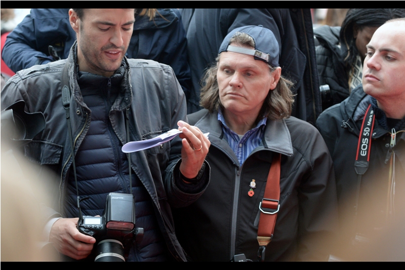 "I didn't know his face was that small...." "Those photos aren't 1:1 scale, Bob"
