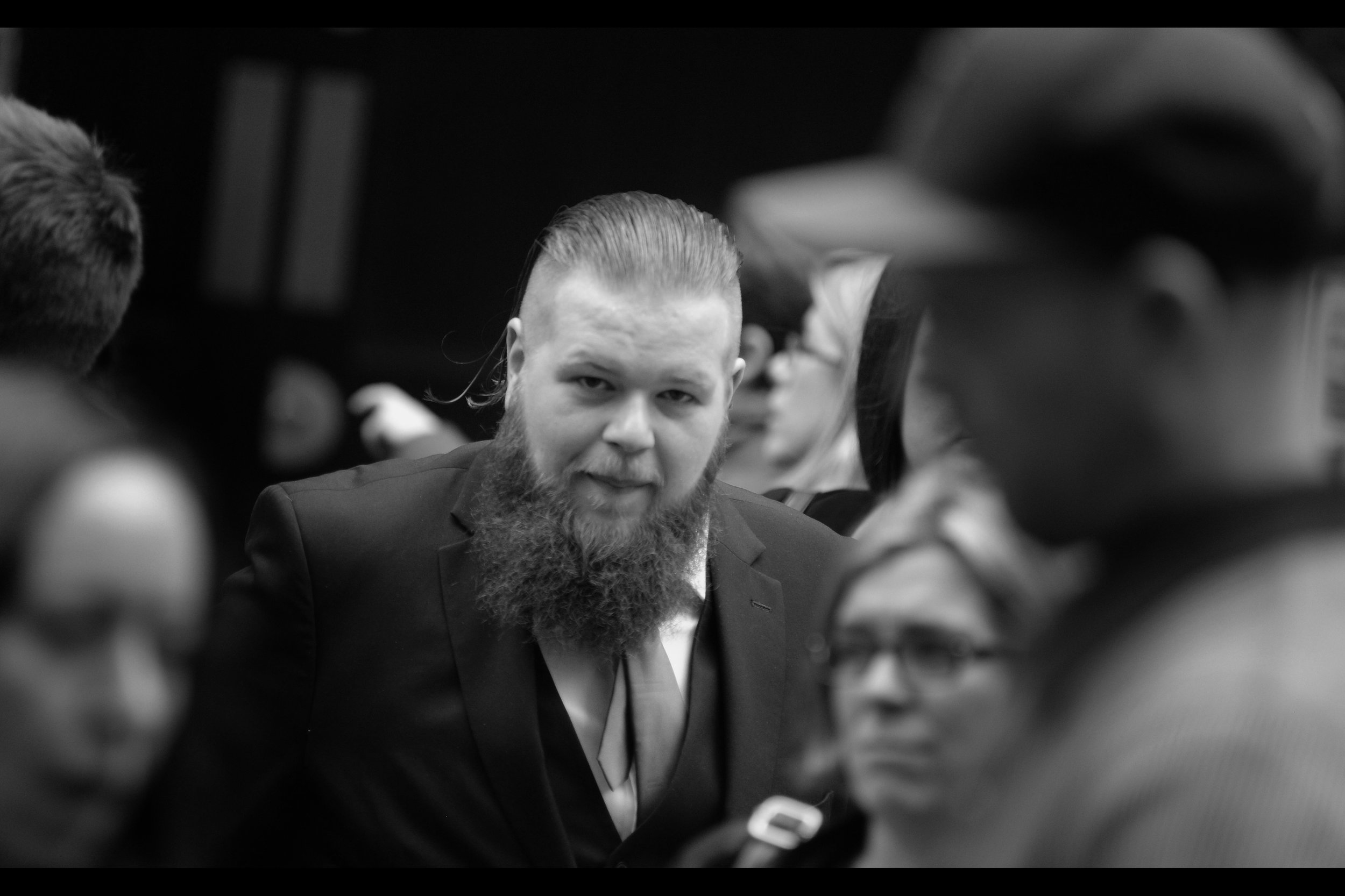 Whenever I'm at a premiere and not sure of who's in a movie, I look at who the other photographers are shooting. But this premiere? I was one of only two photographers, and the other wasn't from wireimage or getty. So... here's an awesome beard, and I hope it was in the movie