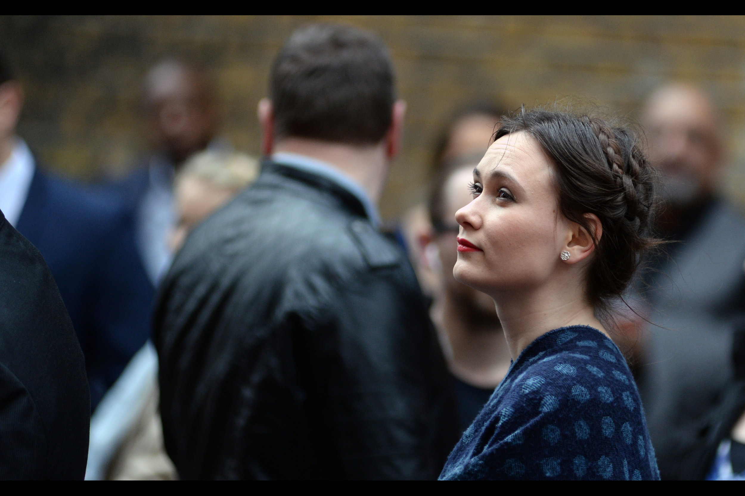 Woman Staring Into Middle Distance. (It's a world premiere. Who am I to judge?)