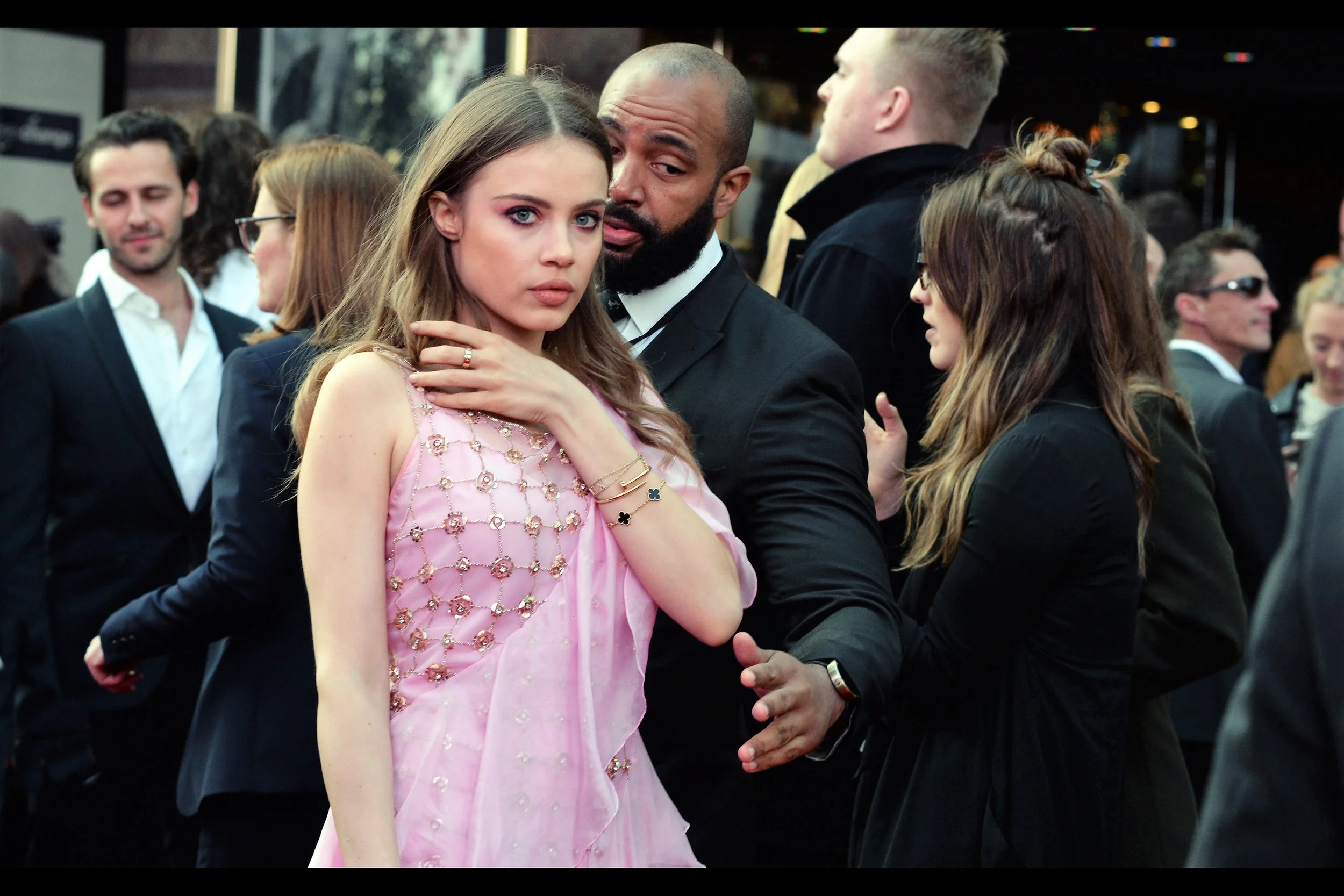 "The strict Security Guard Code prevents me from actually touching you directly, but I've been practicing my Force Guiding powers in my off-time...."