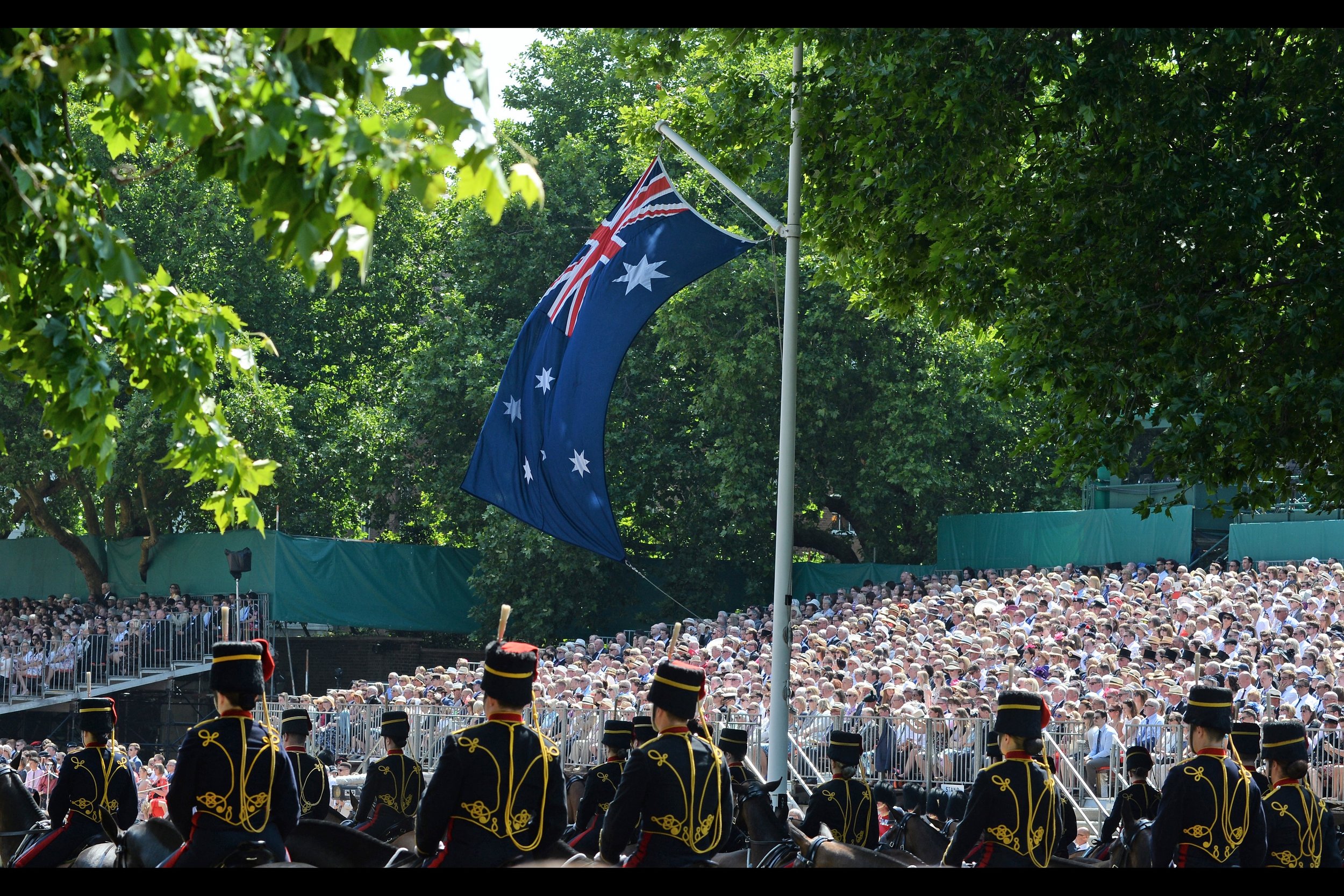 Meanwhile : hey, that's MY flag!!