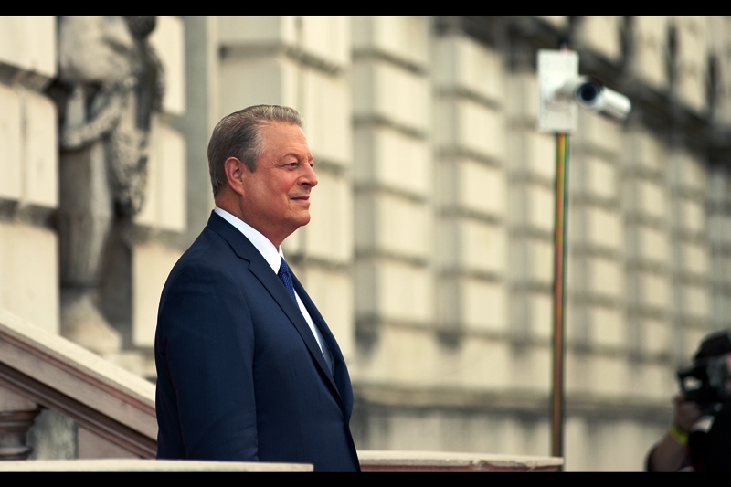 It's Al Gore! Not only did he host the dual-Oscar winning documentary 'An Inconvenient Truth (2006), and not only did he apparently help invent the internet, and not only was he a US Vice President, but was the voice of AL GORE'S HEAD in several episodes of FUTURAMA!!