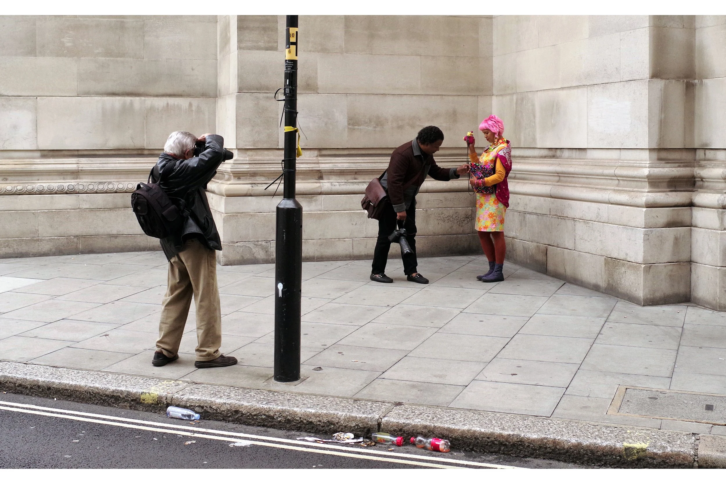 "Wait.. is this a mugging or a fashion shoot?" "Well.... ask yourself if it has to be just one or the other, baby"