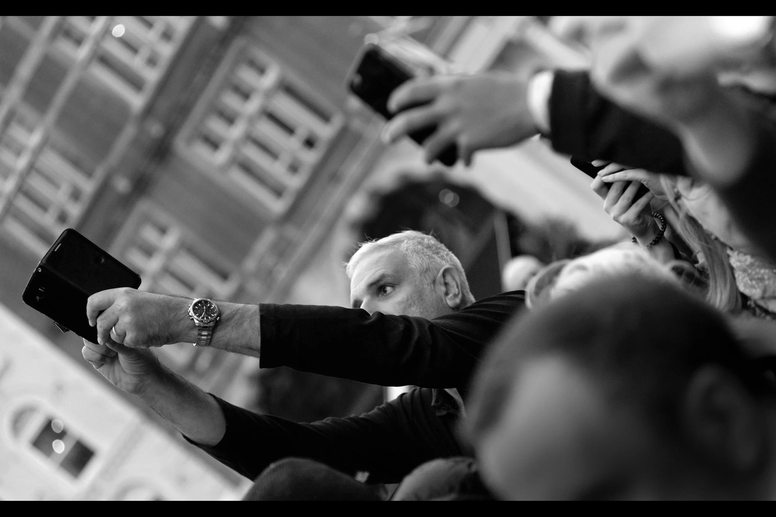 "I don't care who I'm photographing right now. But tell me later"