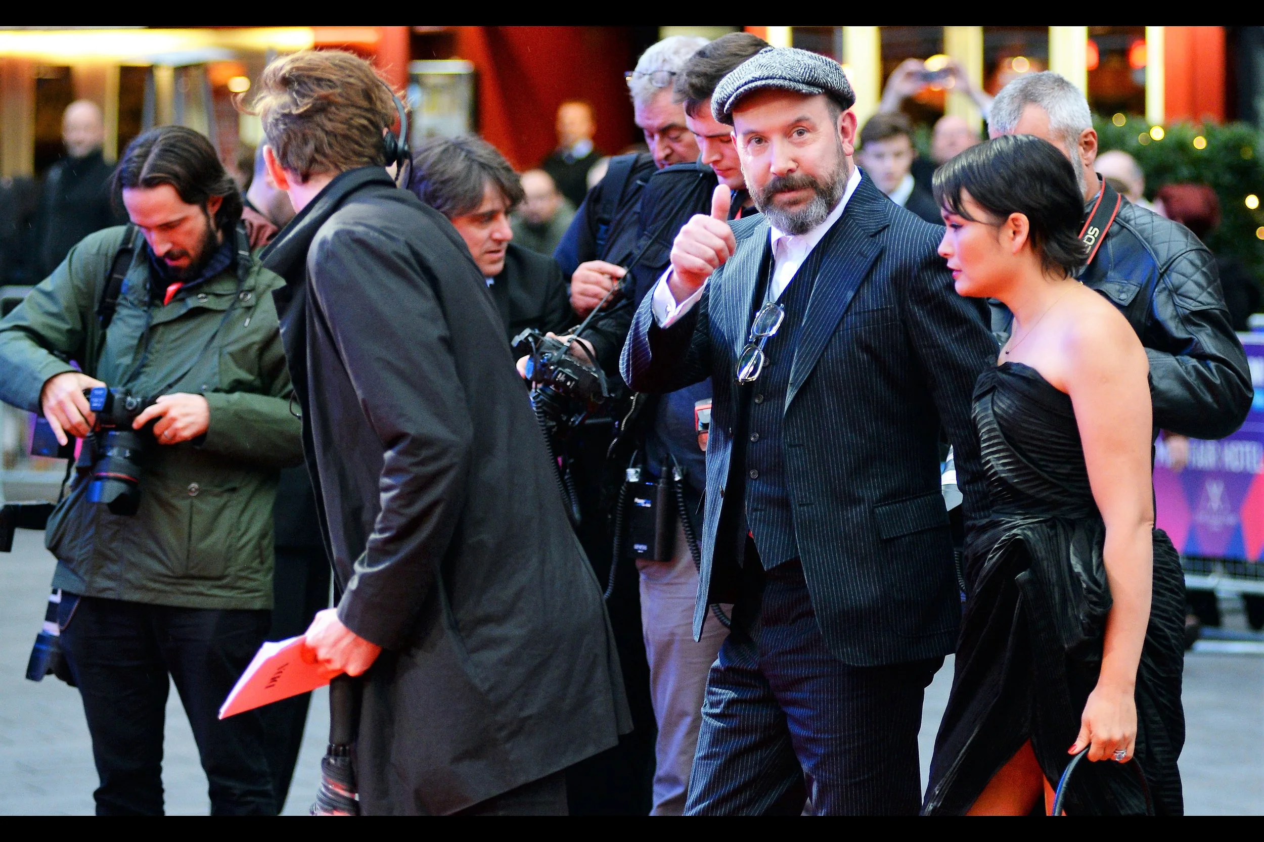 Maybe director Paul McGuigan? Even hours later, I'm taking that as a proactive pre-emptive 'yes' until told otherwise. (edited to add : yes, it's director Paul McGuigan)