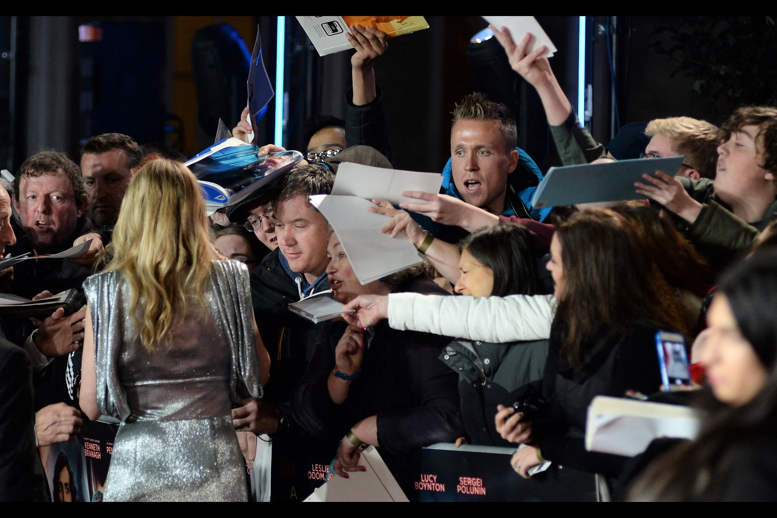 "OMG!OMG!OMG!OMG!OMG!OMG!OMG!" "I'm only signing 'Grease2' and 'Sinbad : Legend of the Seven Seas' stuff...."