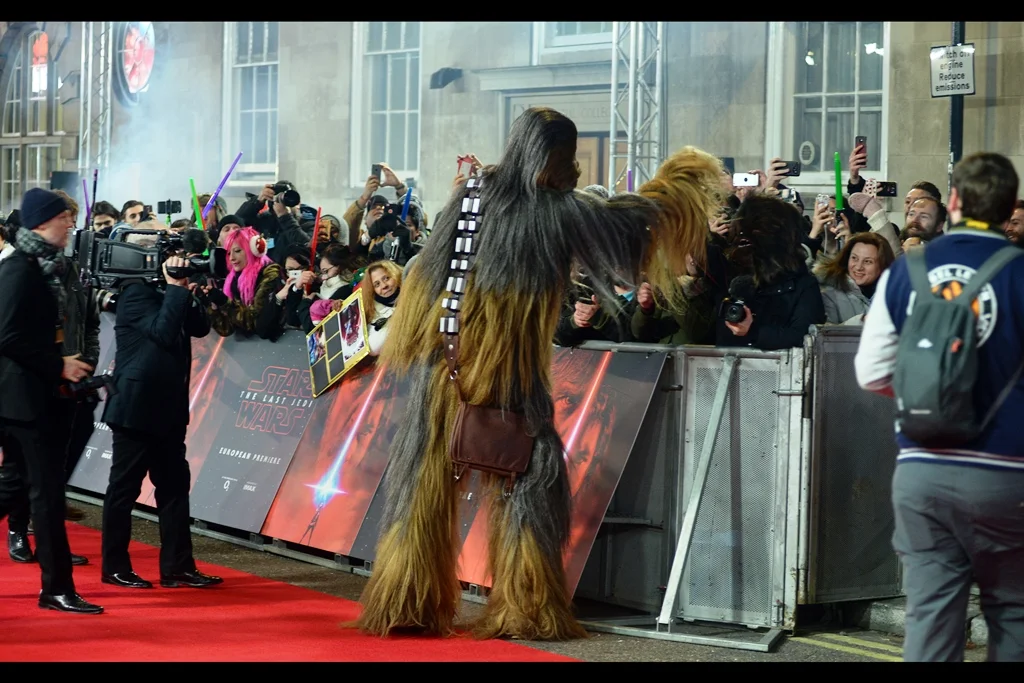 Wookiee high fives. I hear they're still one of the top ten causes of death on Kashyyyk.