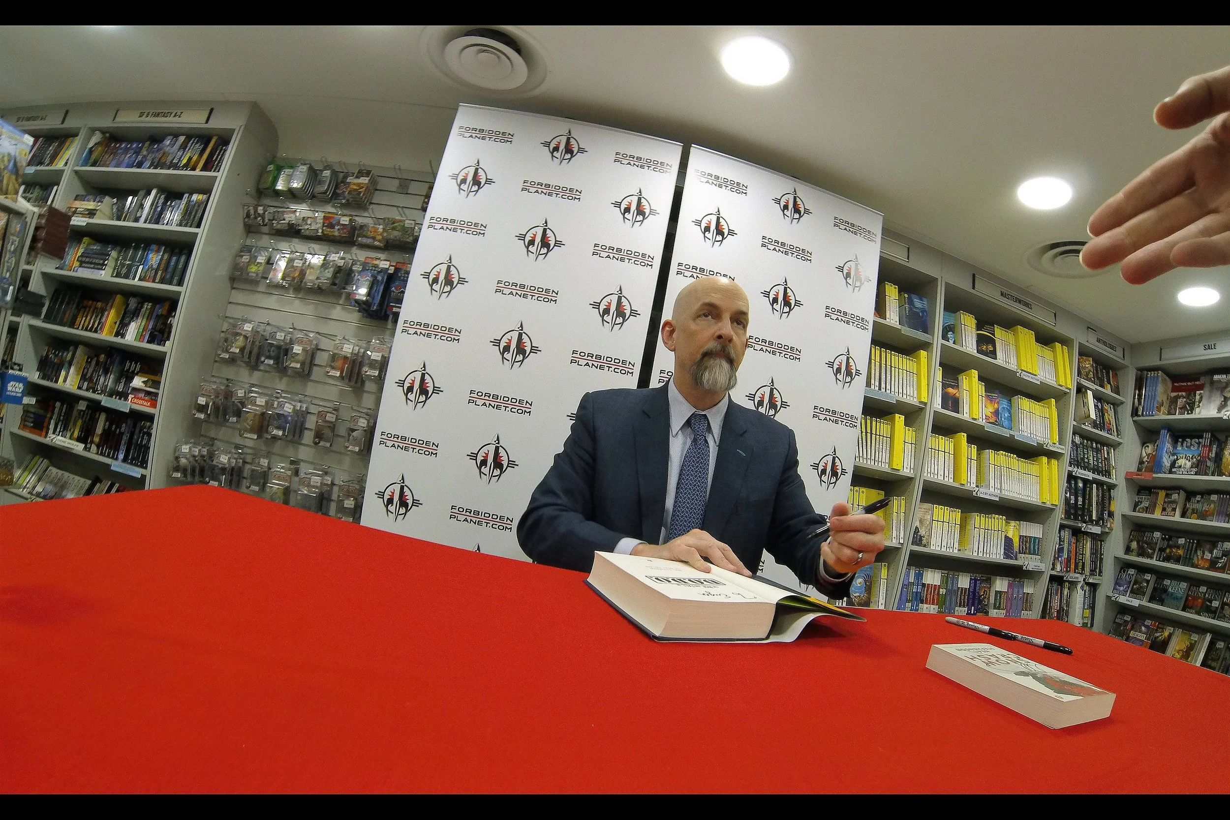 June 26th : with no premieres scheduled for two weeks, here, have a bonus Neal Stephenson book launch / book signing for "The Rise and Fall of D.O.D.O." .