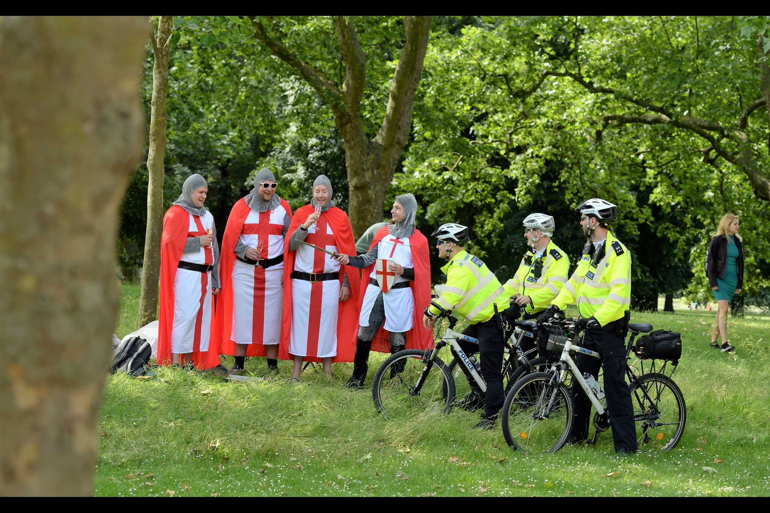 "Of course, we only truly swear fealty to King Richard, but we understand he's off fighting in the Crusades at the moment...."