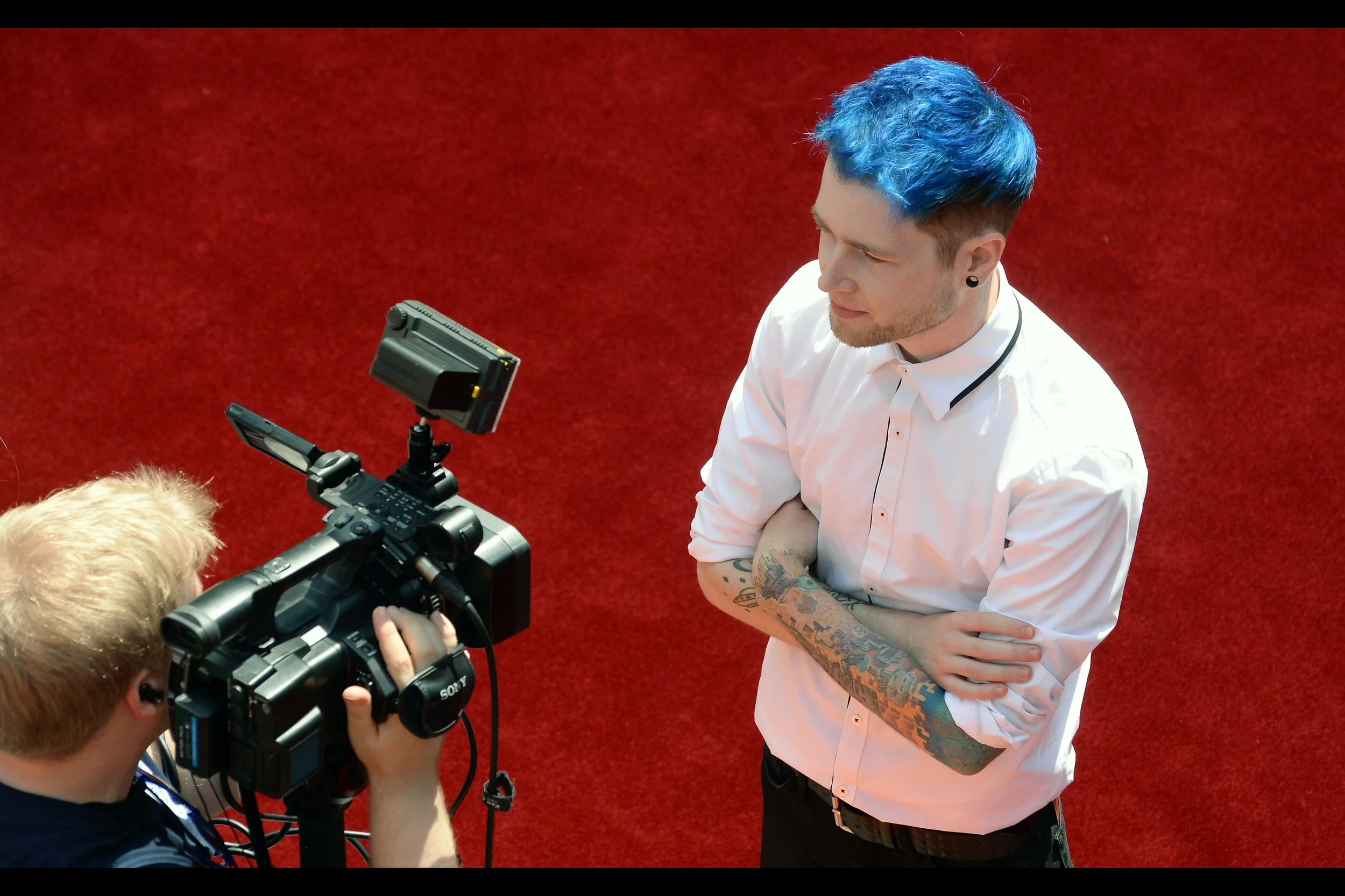 "Absolutely, there's a story behind every tattoo on my arm. Now guess how many of those stories start with "so I was in the pub, drinking with my friends...." " I don't know who this is.