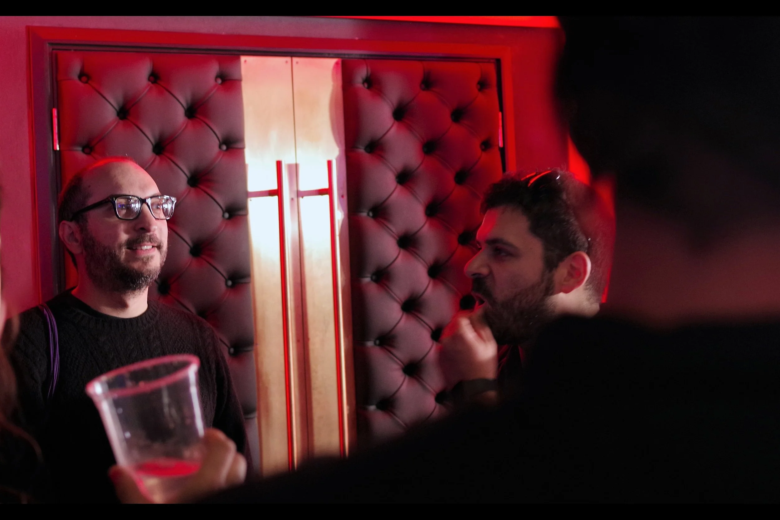 This being a short journal, I feel I can go on a tangent : it was weird that of all the assembled cast of the movie, only the directors were interviewed, with the guy on the left declining to. But who is he? And why? (I'm not a journalist - I'm not qualified to ask these questions but I want to know!!)